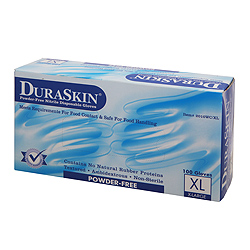 DURASKIN NITRILE GLOVES X-LARGE