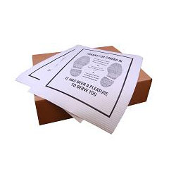 PLASTIC FLOOR MATS 250/CASE