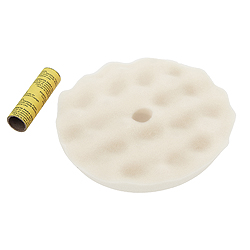 FOAM D/A WAFFLE COMPOUNDING PAD - WHITE 6"