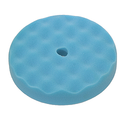 FOAM WAFFLE FINISHING PAD - BLUE 8"