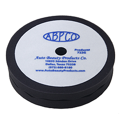 FOAM WAFFLE POLISHING PADS - BLACK 8" 2/PACK